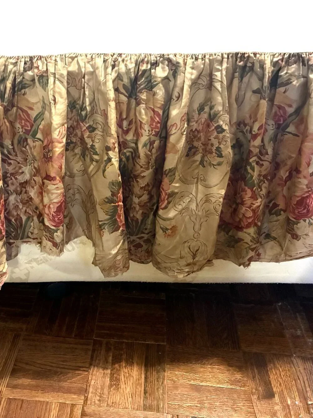 Rare VTG Ralph Lauren Guinevere Twin Bed Skirt Dust Ruffle, ‘90s